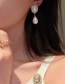 Fashion Gold Color +white Pearl Earrings