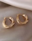 Fashion Gold Color Alloy Round Ear Ring