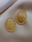 Fashion Gold Color Alloy Hollow Earrings