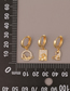 Fashion 3# Copper Plated 20k Gold Golden Leopard Earrings