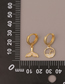 Fashion 2# Copper Plated Real Gold Mermaid Tail Earrings