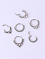 Fashion 1#-10mm Inlaid Zircon Closed Ring Nose Ring