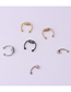 Fashion 3# Magnetic Non-perforated Piercing Nose Ring