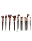 Fashion 7-big Mac-brown Gold Set Of 7 Beauty Makeup Brushes