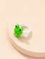 Fashion Yellow Frog Acrylic Frog Ring