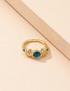 Fashion Gold Color Diamond Rose Ring
