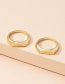 Fashion Couple Ring Letter Love Wide Brim Ring