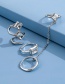 Fashion Main Picture Three-piece Gemstone Chain Ring Set