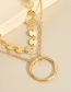 Fashion Main Picture Sequin Circle Double Neck Collar