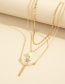 Fashion Main Picture Five-pointed Star Long Multi-layer Chain Necklace