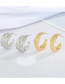 Fashion Gold Color Cobra C-shaped Earrings