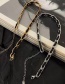 Fashion Titanium Steel Color Braided Titanium Steel Belt Necklace