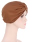 Fashion Red Wine Monochrome Pleated Knotted Toe Cap