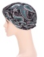 Fashion Rose Red Flowers Monochrome Printed Knotted Toe Cap