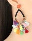 Fashion Color Tassel Earrings