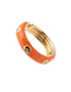 Fashion Cr00345dx Orange Round Ring With Diamonds