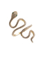 Fashion 1cr0239 Snake-cx Copper Inlaid Zircon Serpentine Ring