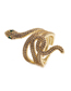 Fashion 1cr0239 Snake-cx Copper Inlaid Zircon Serpentine Ring