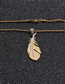 Fashion Ssn00146st Titanium Feather Necklace