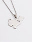 Fashion Ssn00143 Rigid Color Titanium Steel Love Cat Necklace Necklace