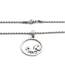 Fashion Ssn00132 Horse Round Titanium Steel Horse Necklace