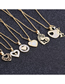 Fashion 1ssn0000028+60cm Twist Chain Round Heart Necklace