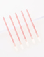 Fashion Disposable-lip Brush-crystal-light Brown-50pcs Pj-31 50 Pieces Of Disposable Lip Brush Crystal Sticks