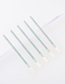 Fashion Disposable-lip Brush-crystal-light Green-50pcs Pj-26 50 Pieces Of Disposable Lip Brush Crystal Sticks