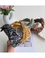Fashion Coffee Color Floral Bow Headband