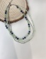 Fashion Green Jade Multilayer Chain Necklace