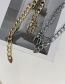 Fashion Chain-silver Color Chain Belt Buckle Body Chain