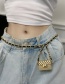 Fashion Silver Color Leather Chain Metal Small Bag Body Chain