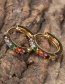 Fashion Er0647-k Colorful Diamond Earrings