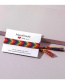 Fashion A1999-2 Woven Rainbow Tassel Bracelet