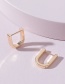 Fashion A2005 U-shaped Geometric Earrings