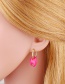 Fashion Sky Blue Color Dripping Pig Nose Ear Ring