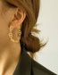 Fashion Gold Color Geometric Hollow Earrings