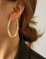 Fashion Gold Color Round Geometric Earrings