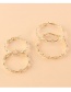 Fashion Gold Color2# Geometric Hollow Earrings