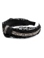 Fashion Beige Net Yarn Leopard Knotted Headband