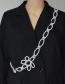 Fashion White Flower Strap Pearl Waist Chain