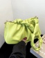 Fashion Light Brown Pleated Shoulder Messenger Bag