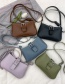 Fashion Green Square Buckle One-shoulder Clutch