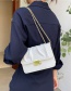 Fashion Fluorescent Green Square Chain Shoulder Messenger Bag