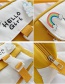 Fashion Black Cartoon Bunny Letter Messenger Nylon Bag
