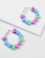 Fashion A1840-1ye Clay Flower Butterfly Earrings