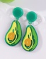 Fashion Avocado Acrylic Avocado Earrings