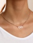 Fashion Nz1517-1998meiguijin Year Number Necklace