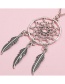 Fashion Silver Color Titanium Steel Dream Catcher Tassel Necklace