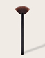 Fashion Single-black-sector Single-black-fan-shaped Blush Brush